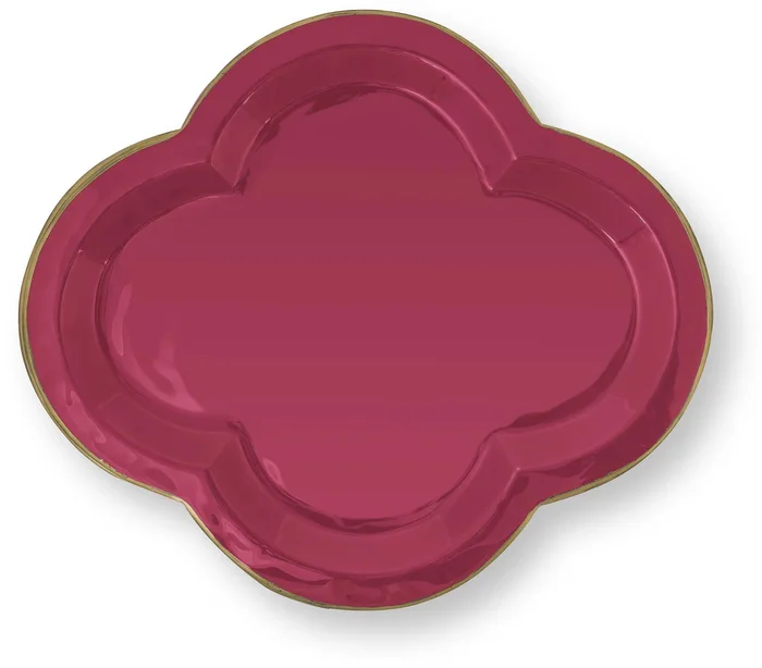 Pip Studio Servírovací tác 31x36 cm Růžový