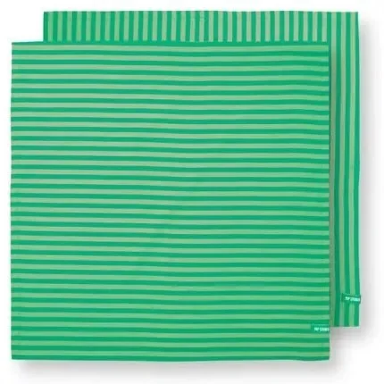 Pip Studio Set 2 Zelených Látkových Utěrek 65x65 cm