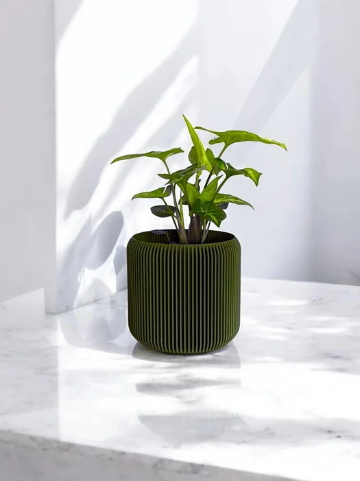 Plantbee Umbert 12cm mechově zelený květináč