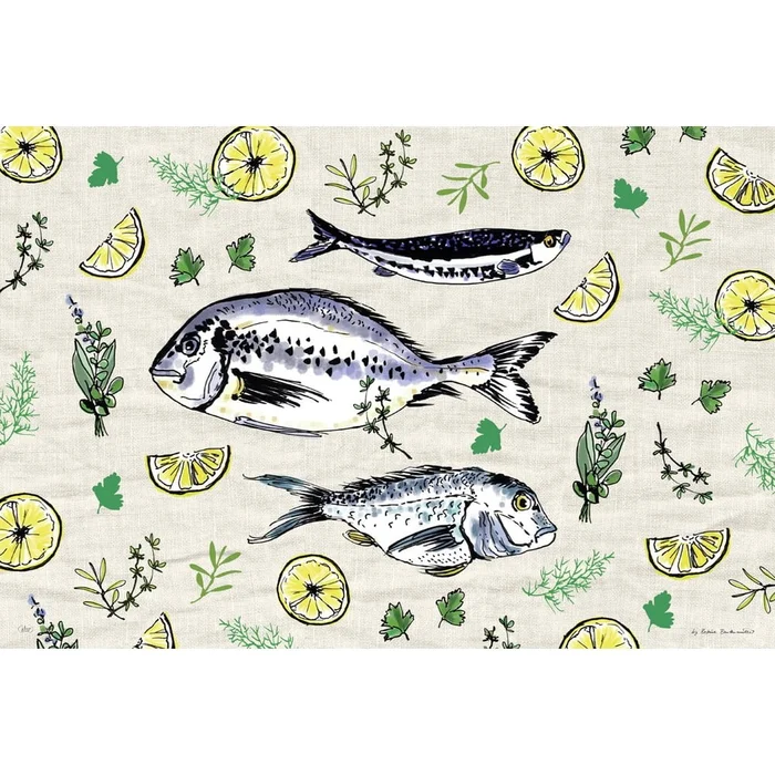 Plastové prostírání Fischliebe 43x29 cm