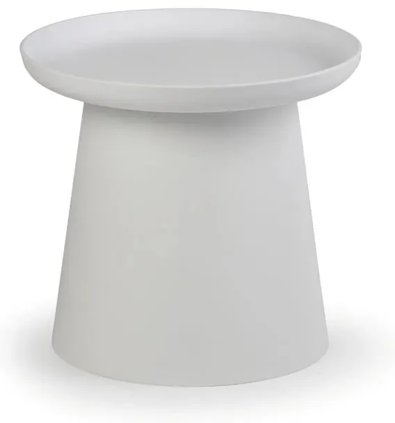Plastový stolek FUNGO 50 cm bílý