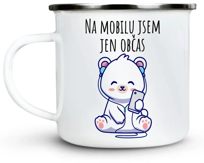 Plecháček na kávu 300 ml s motivem