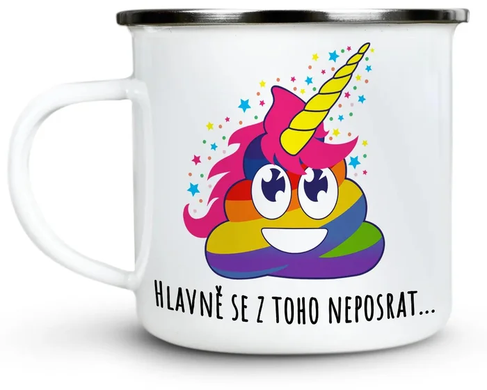 Plecháček s vtipným motivem 300 ml