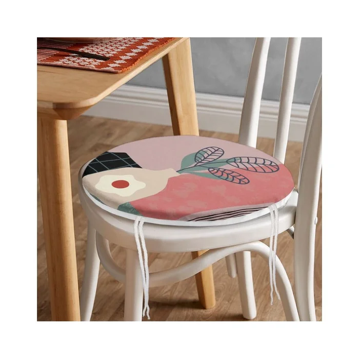 Podsedák s květinovým motivem 42 cm