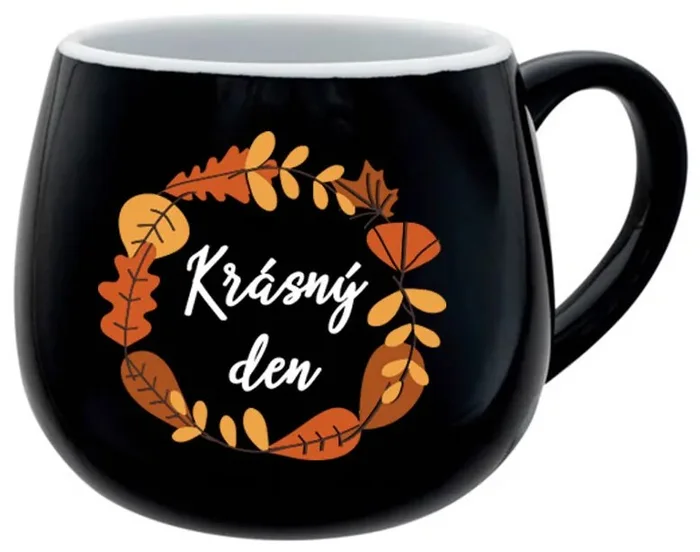 Podzimní keramický hrnek 300 ml s motivem Krásný den