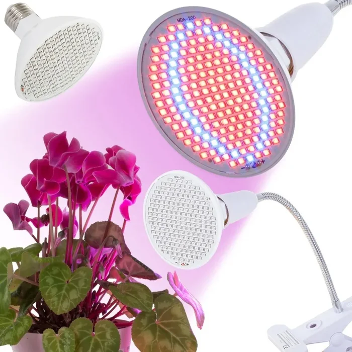 Pokročilá 200LED pěstební lampa - bílá