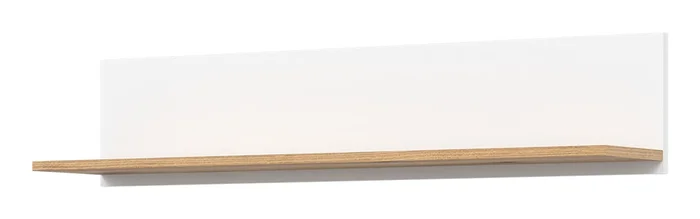 Police BORROMEO 107 cm – bílá/dub Evoke