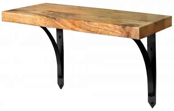 Police na zeď Devi z mangového dřeva