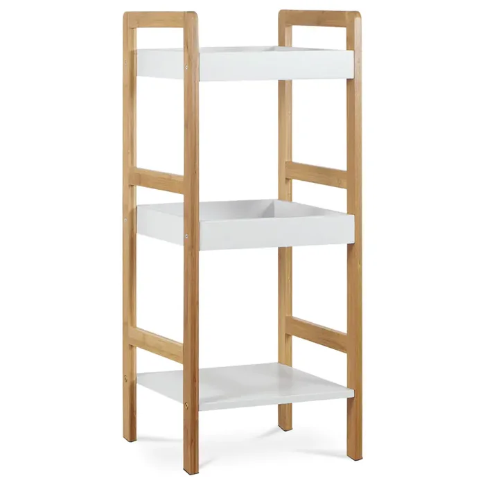 Policový regál 3 police – bílý (DR-013-3)