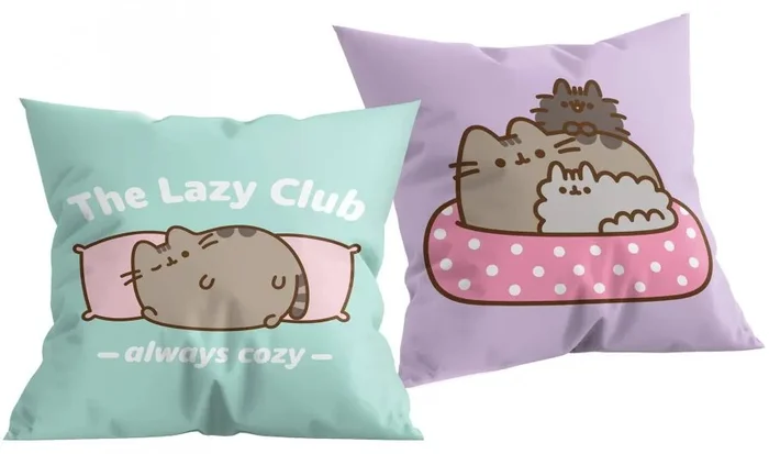 Polštář Pusheen The Lazy Club 40x40 cm