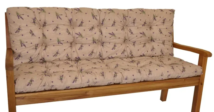 Polstr na lavičku 150 cm levandule