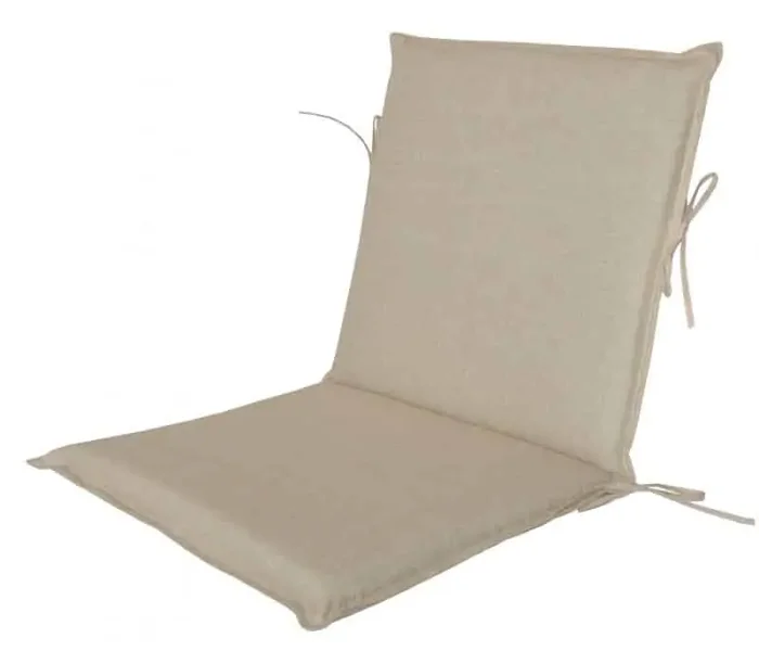 Polstr na nízké zahradní křeslo – světle béžový melír