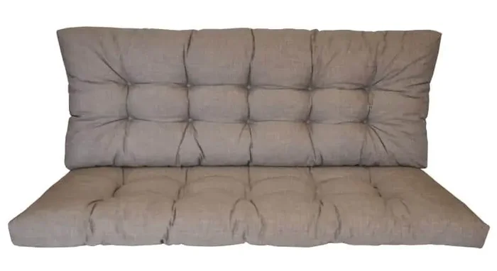 Polstr na zahradní houpačku 180 cm, šedý melír