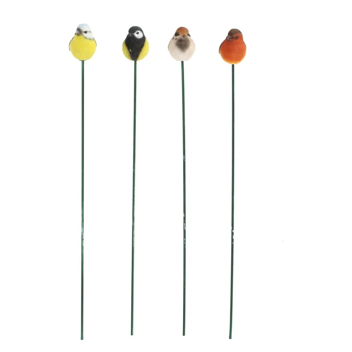 Polyresinové zahradní zápichy Bird (4 ks)