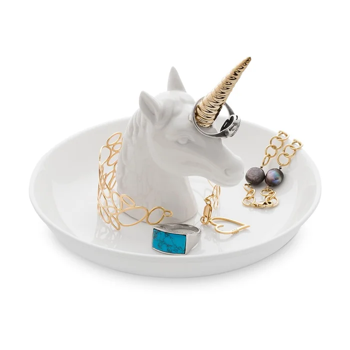 Porcelánový stojan na šperky Unicorn