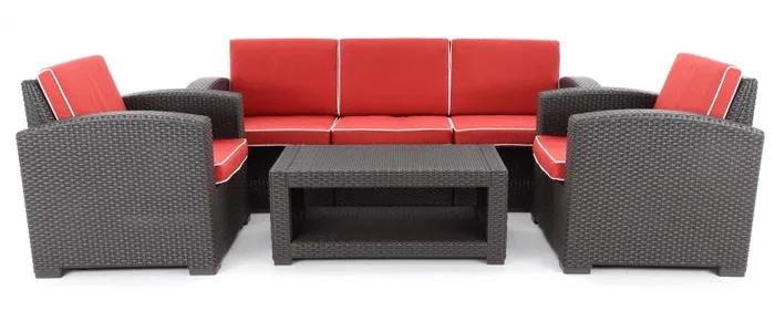 Portoriko Red DeLuxe – zahradní set