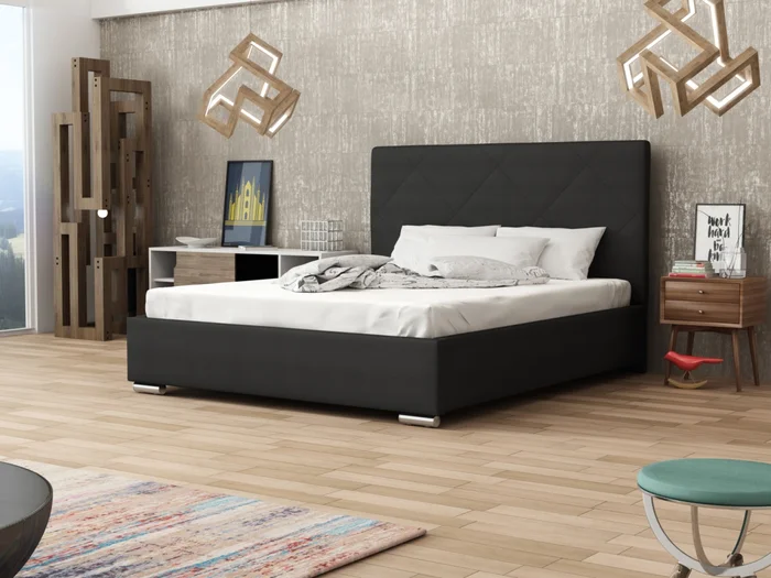 Postel DANGELO 5 140x200 cm – černá látka