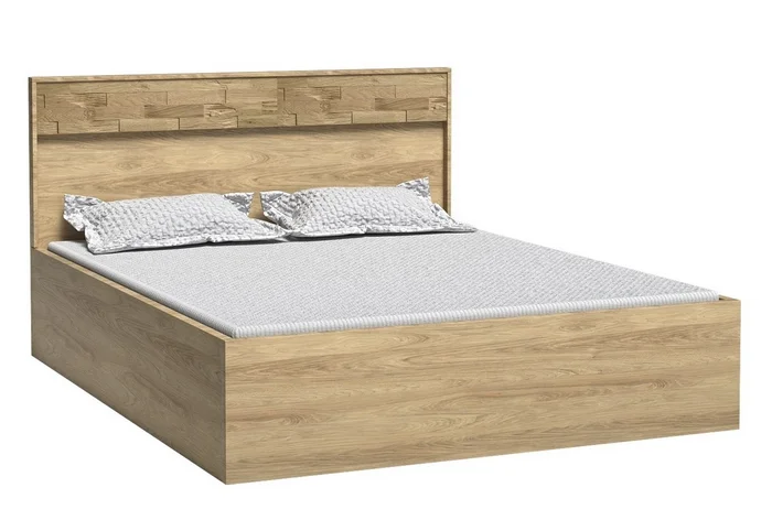 Postel IPPOLITO 160×200 cm, dub hickory