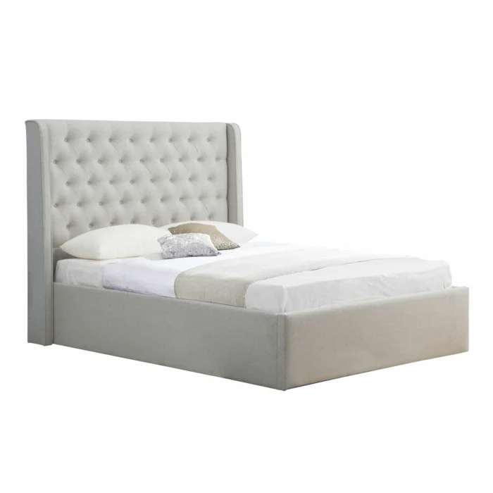 Postel JOSIE 160x200 světle šedá