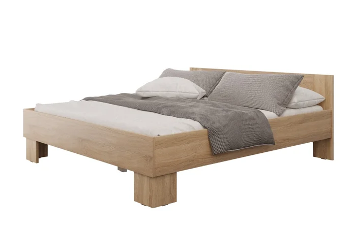 Postel NEJBY BARNABA 180x200 cm – dub sonoma