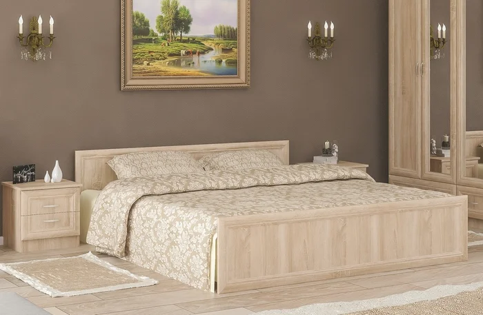 Postel Plantago 160x200 dub sonoma