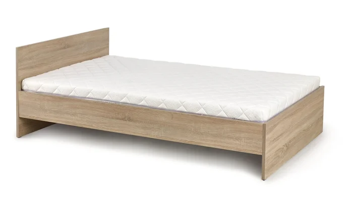 Postel Ryder 120x200 cm, dub sonoma