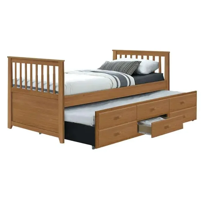 Postel s přistýlkou AUSTIN NEW 90x200 cm dub
