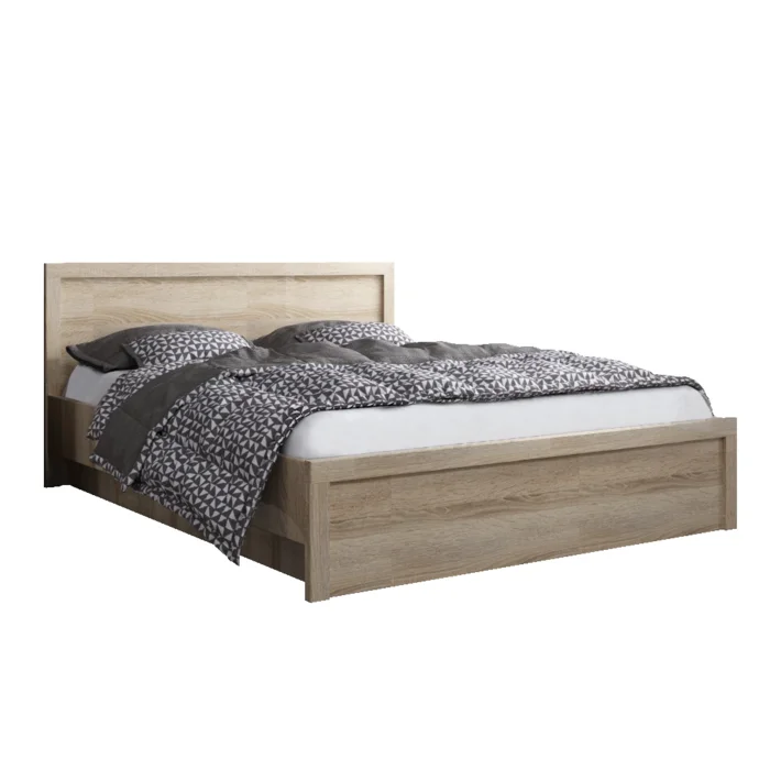 Postel s úložným prostorem 140x200 cm – dub sonoma JESI NEW