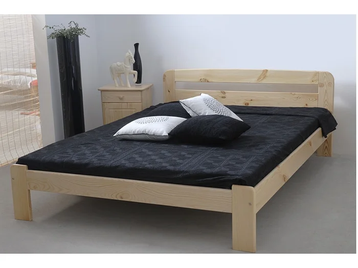 Postel STETSON 140x200 cm s roštem – masiv borovice