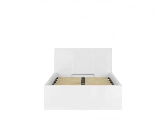 Postel Tetrix B s roštem LOZ/120/B – bílý lesk