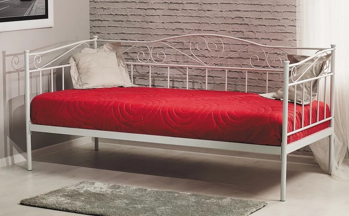 Postel YBANO 90×200 cm – bílá