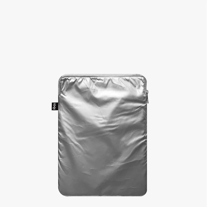 Pouzdro na notebook LOQI METALLIC Silver 14