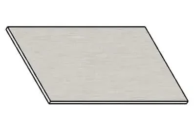 Pracovní deska do kuchyně 90 cm – aluminium mat