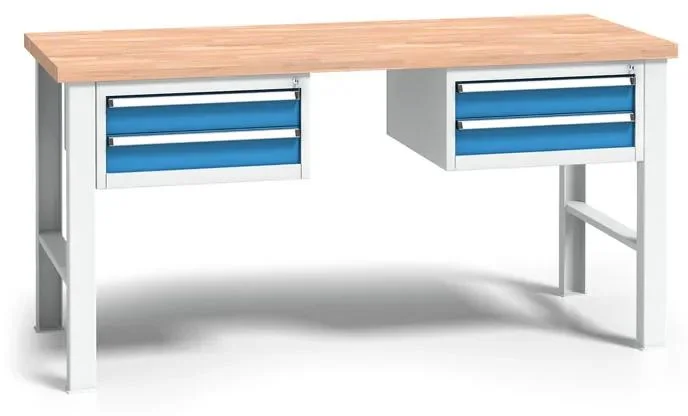 Pracovní stůl do dílny s úložným systémem