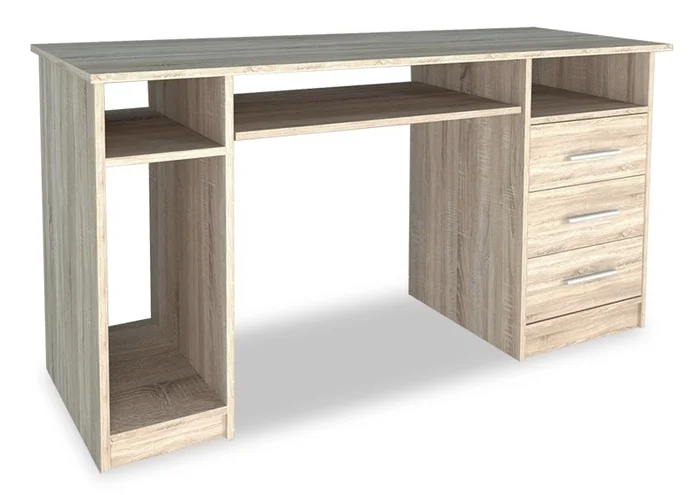 Pracovní stůl MAUGHANI II – dub sonoma