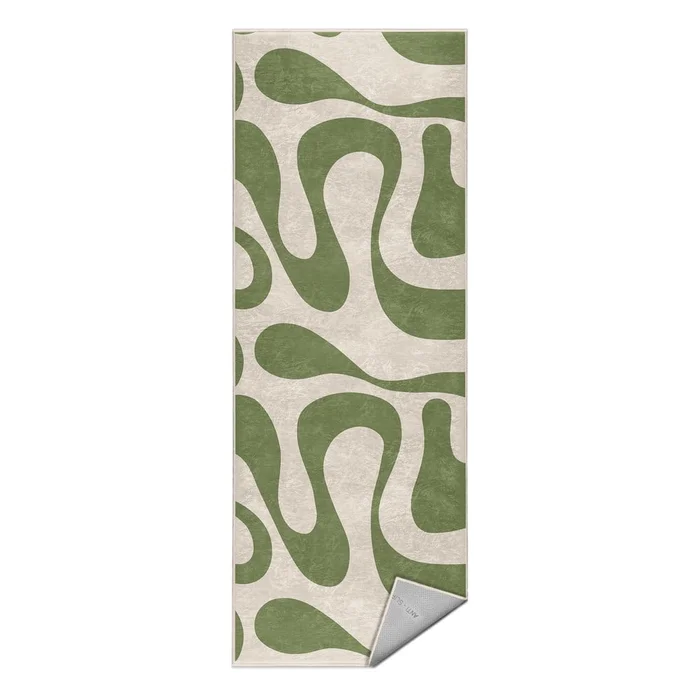 Pratelný běhoun Matcha Latte 80x200 cm