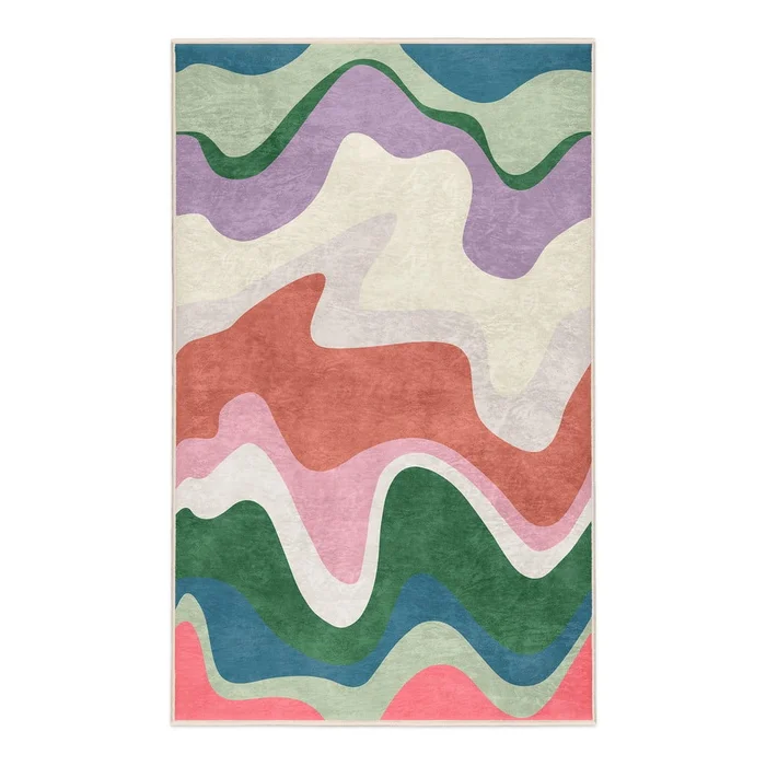 Pratelný koberec 80x150 cm Squiggly Breeze