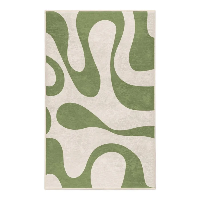 Pratelný koberec Matcha Latte 60x100 cm