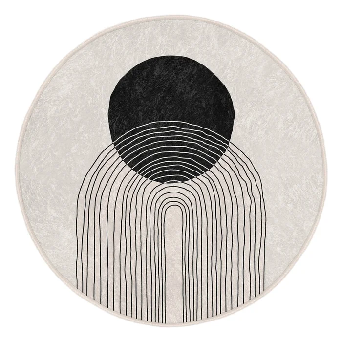 Pratelný kulatý koberec 80 cm Comfort