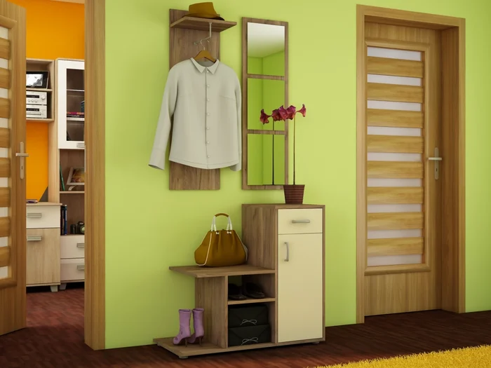 Předsíň BINKA craft tobaco/krém