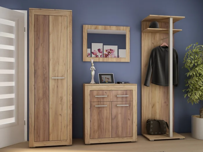 Předsíň VALLAM craft zlatý / craft tobaco – 5 let záruky