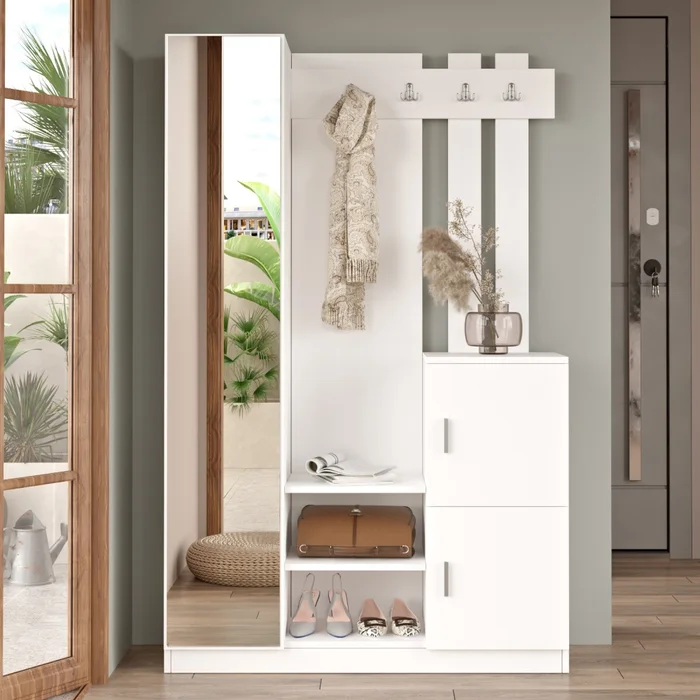 Předsíňová stěna CENVER 1 – bílá