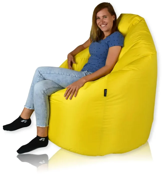 Primabag Giga Sako Nylon Žluté vakové křeslo