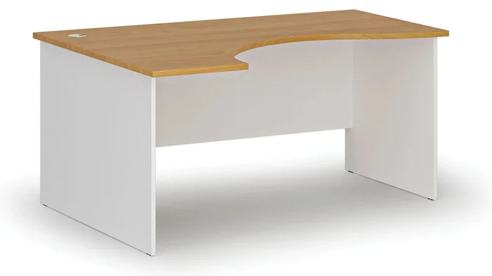 PRIMO Bílý Levý Psací Stůl 160x120 cm