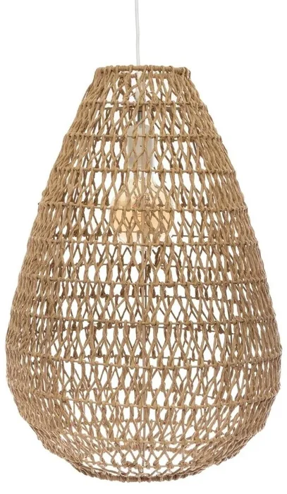 Přírodní závěsná lampa z papíru ARLANDO