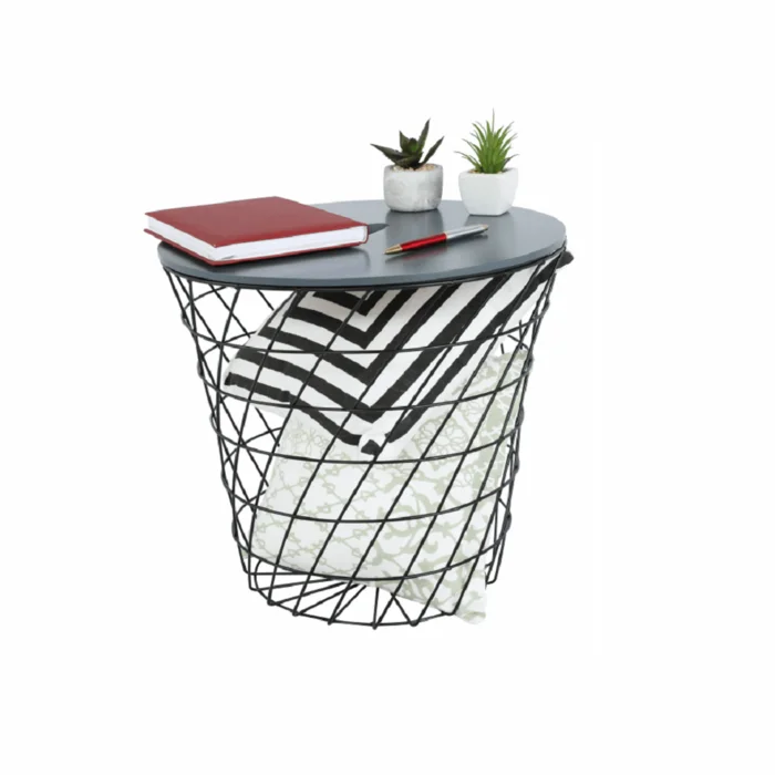 Příruční stolek BATIS TYP 3 grafit/černá
