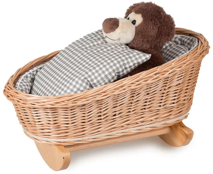 Proutěná kolébka pro panenku Culla III