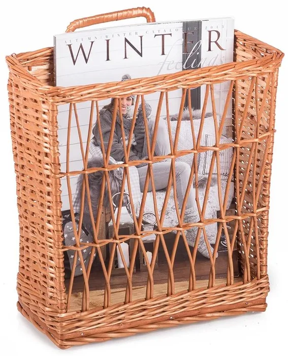 Proutěný úložný koš Regen I. 30x14x30 cm