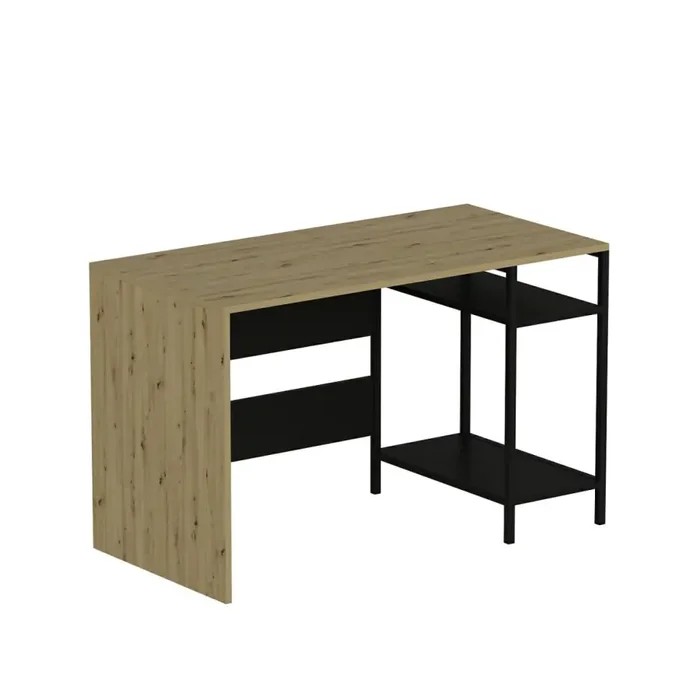 Psací stůl ANDROS dub artisan/černá