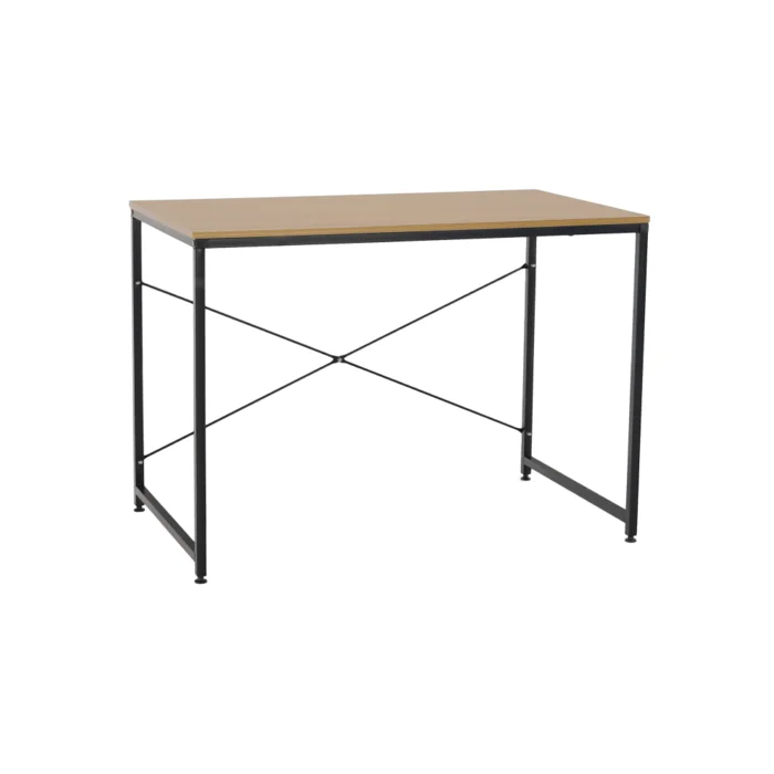 Psací stůl MELLORA dub/černá 100 × 60 cm